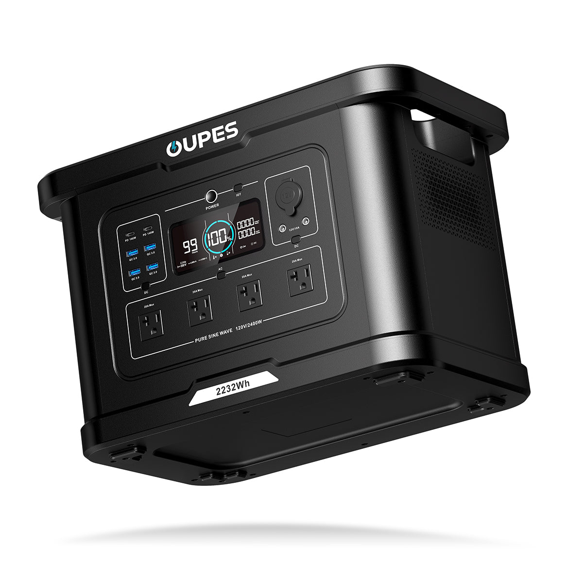 OUPES Exodus 2400 Portable Power Station | 2400W 2232Wh