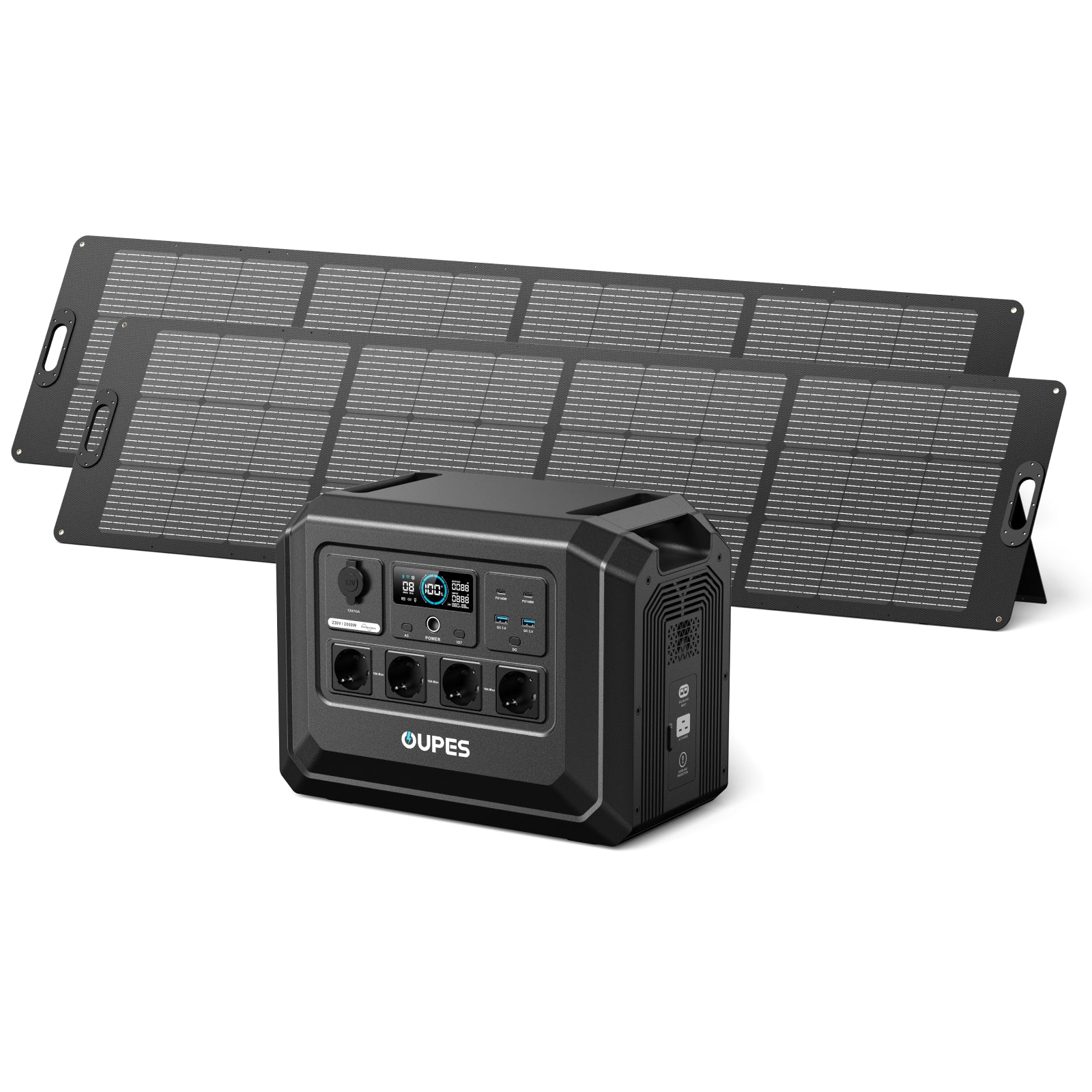 Mega 1 Lite + 2*240W Solar Panel | Solar Generator Kits