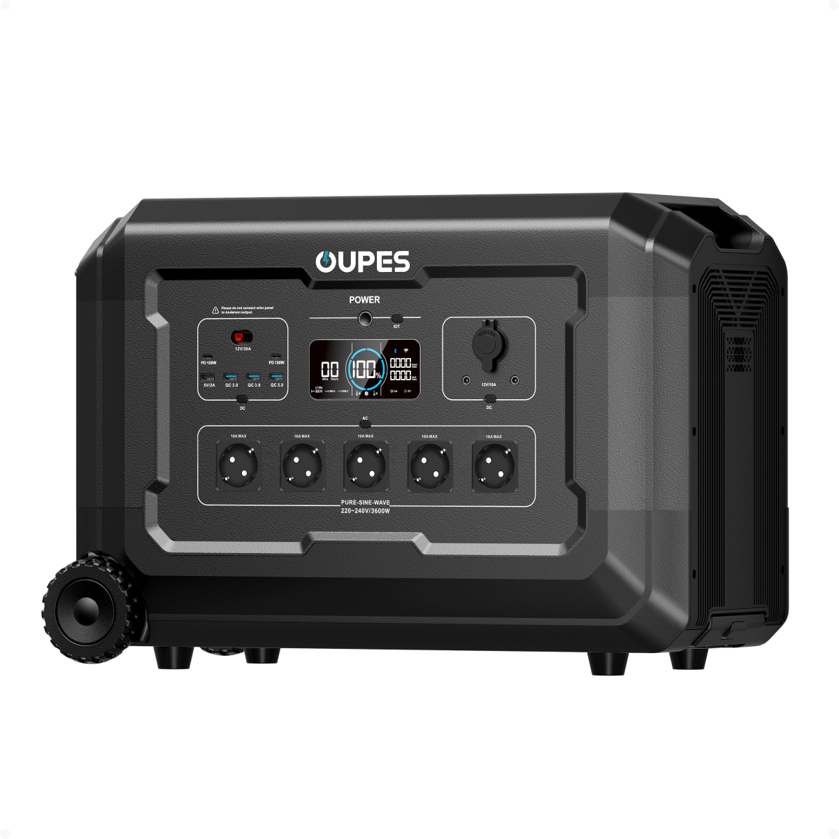 OUPES Mega 3 Home Backup & Portable Power Station | 3600W 3072Wh