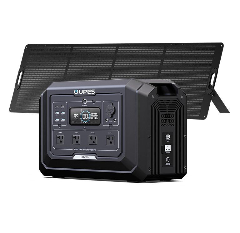 OUPES Mega 1 Home Backup & Portable Power Station | 2000W 1024W