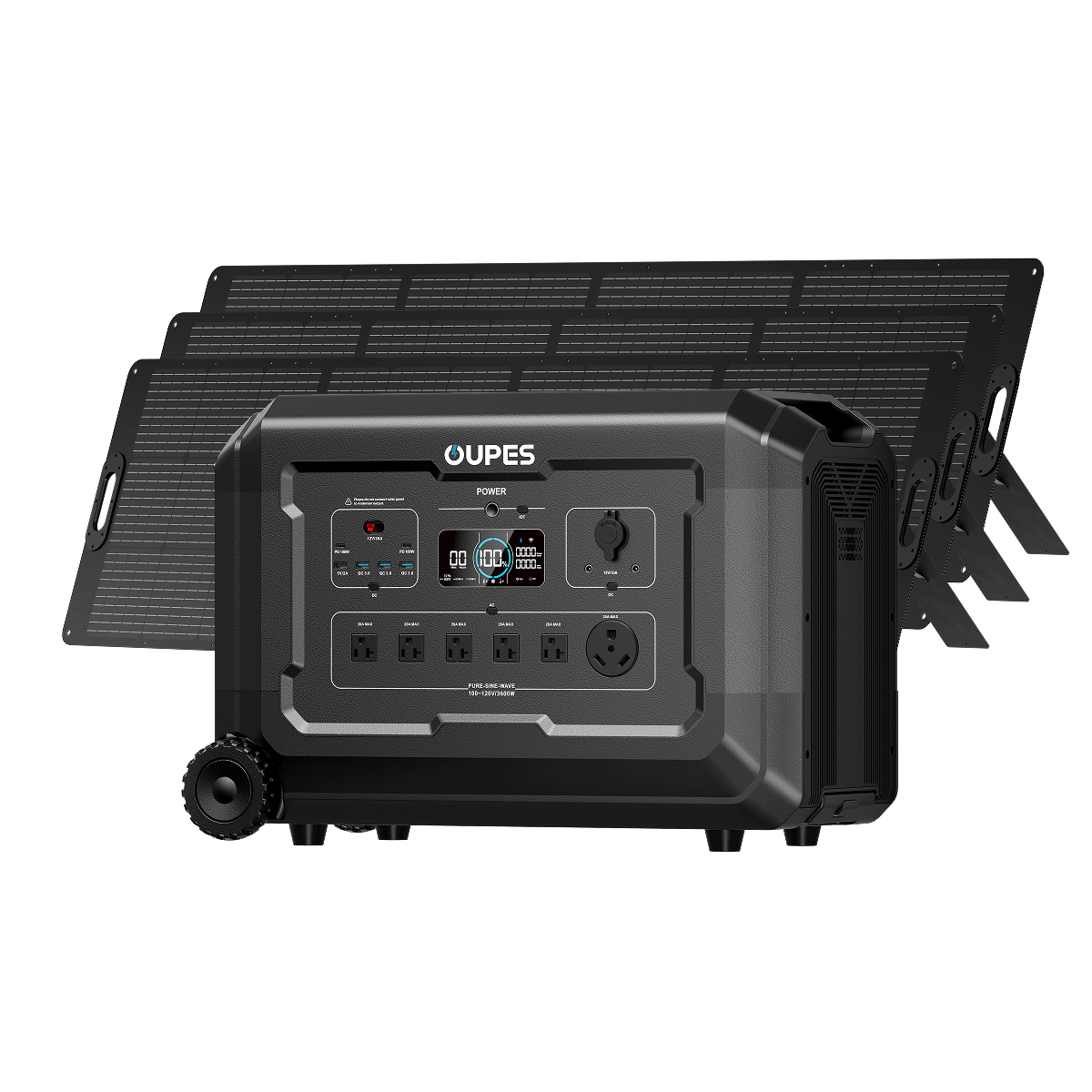 OUPES Mega 3 Home Backup & Portable Power Station | 3600W 3072Wh