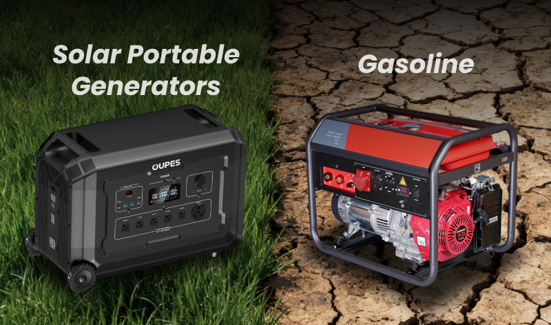 Gasoline or Solar Portable Generators: Which One Should You Choose For