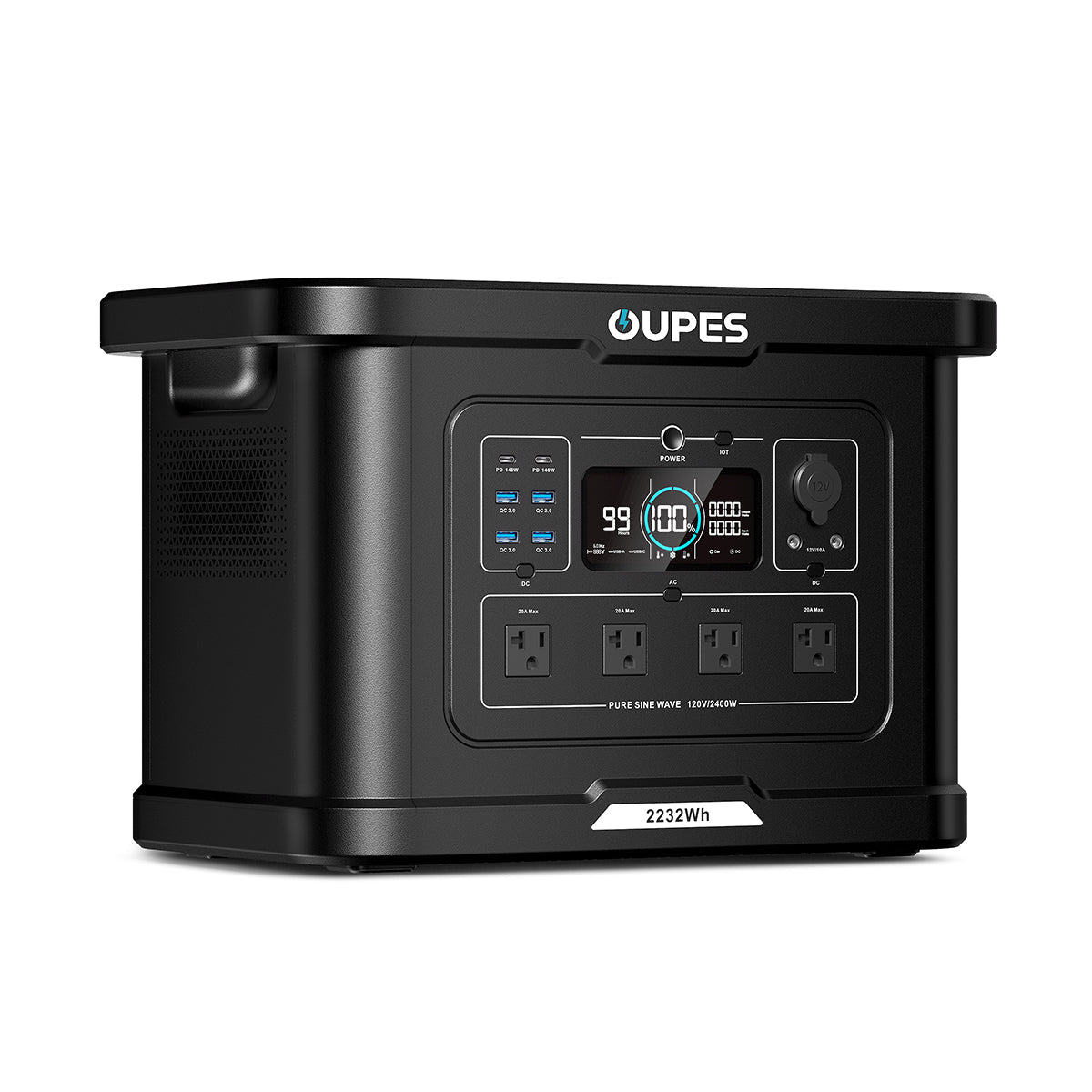 OUPES Exodus 2400 Portable Power Station | 2400W 2232Wh