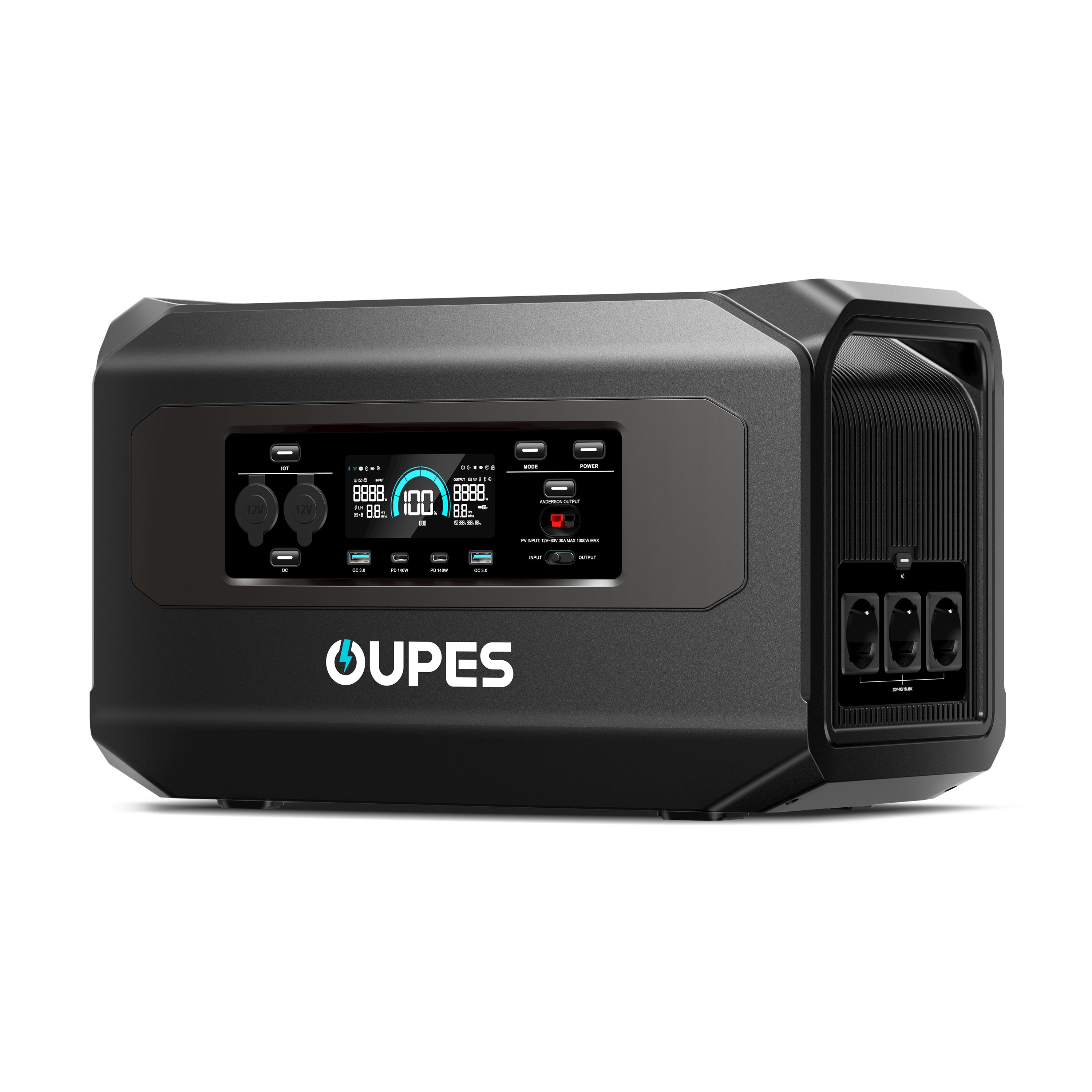 OUPES Mega 2 Pro Home Backup & Portable Power Station | 3000W 2048Wh