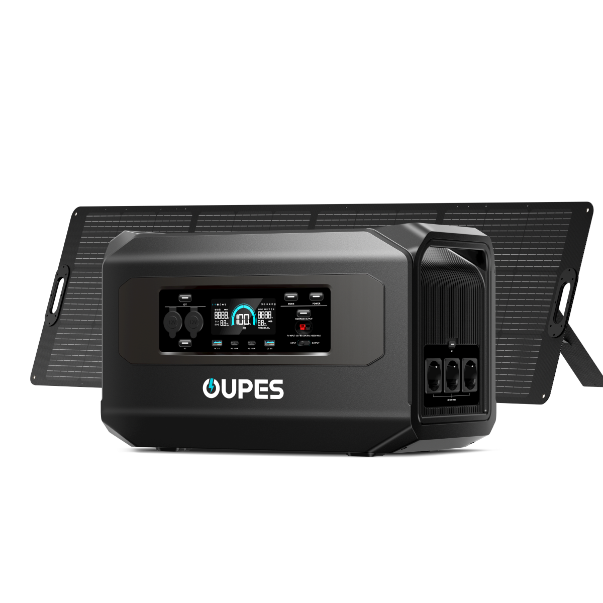 OUPES Mega 2 Pro Home Backup & Portable Power Station | 3000W 2048Wh