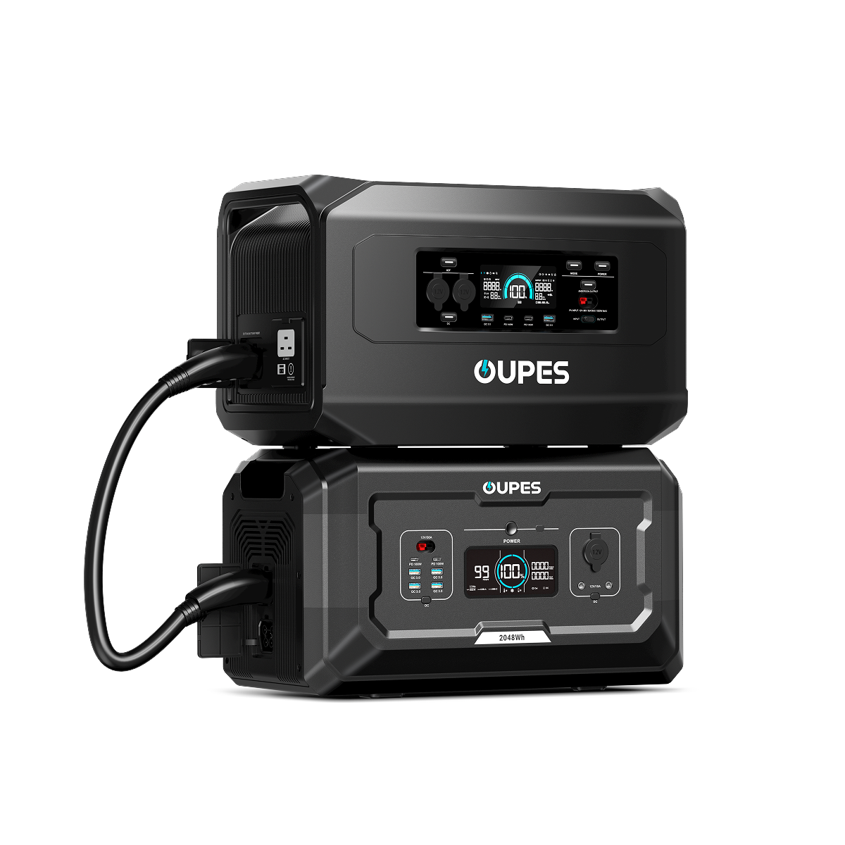 OUPES Mega 2 Pro Home Backup & Portable Power Station | 3000W 2048Wh