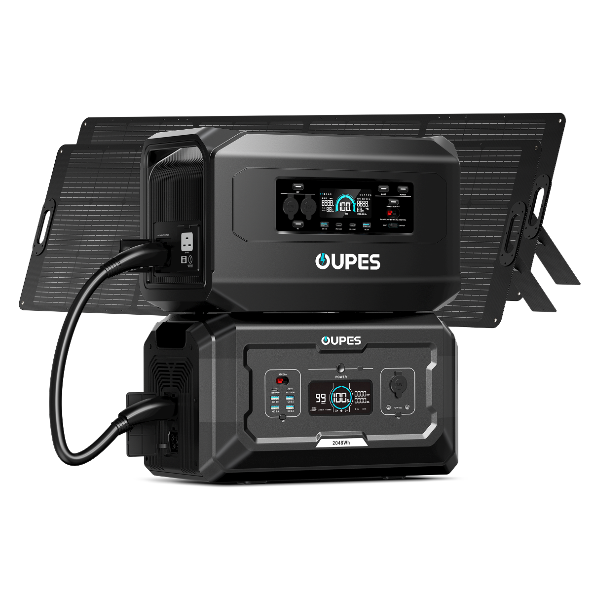 OUPES Mega 2 Pro Home Backup & Portable Power Station | 3000W 2048Wh