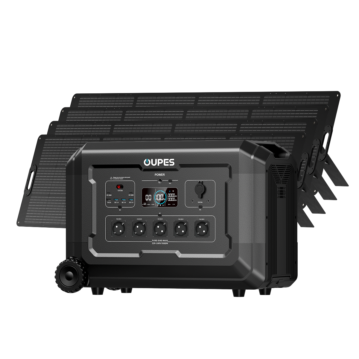 OUPES Mega 3 Home Backup & Portable Power Station | 3600W 3072Wh